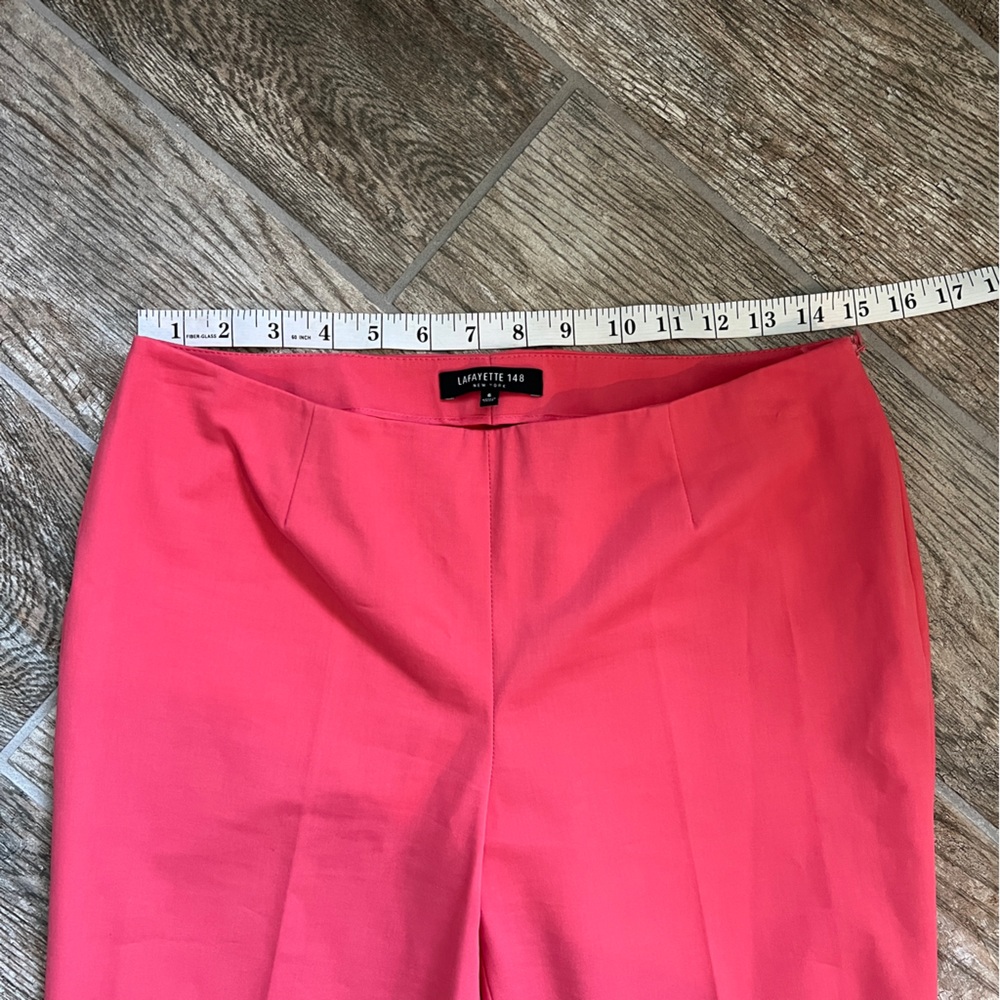 Lafayette 148 New York Cropped Bleecker, Pink, Women’s Work Wear Size 6 - Picture 8 of 14